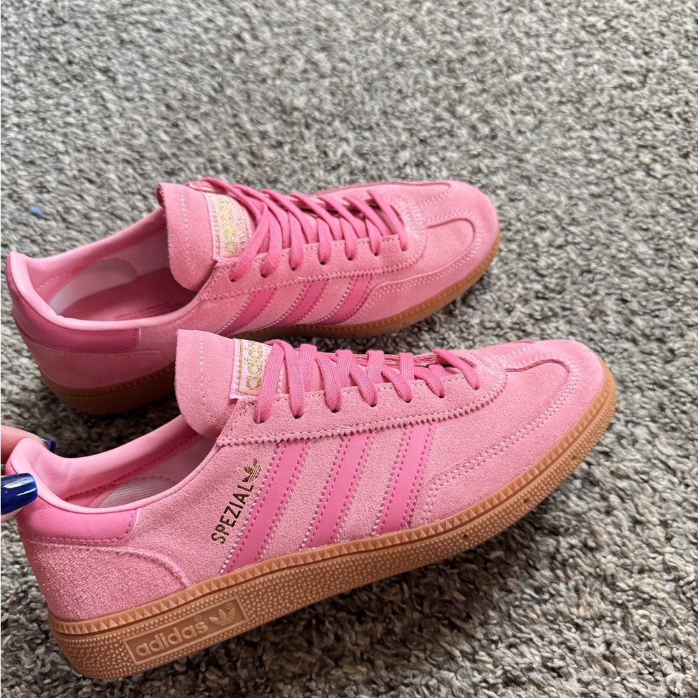 Adidas Spezial Pink Sneakers with Gum Sole